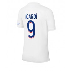 Paris Saint-Germain Mauro Icardi #9 Tredjedrakt 2022-23 Kortermet